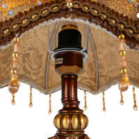 Bymaocar European Table Lamp With Push Button Switch