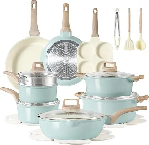 DAFIFY Nonstick Ceramic Pots And Pans Cookware Set For Induction