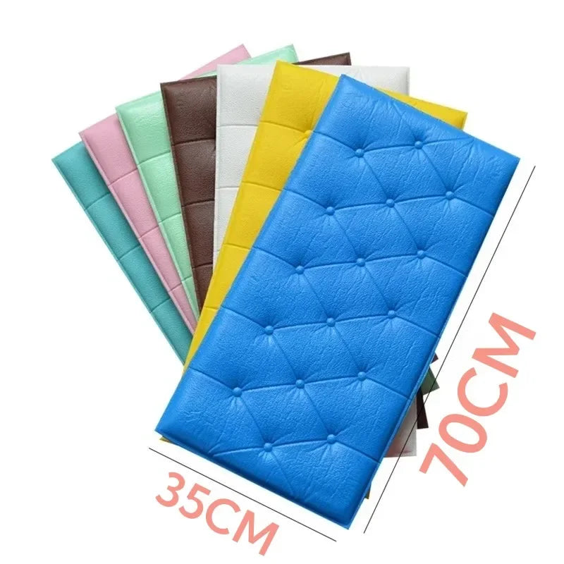 Self-Adhesive 3D Brick Wallpaper Panels Waterproof For Home Decoration