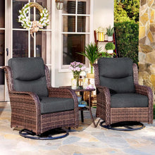 Luxury 3Piece Outdoor Wicker Patio Set with High Back Chairs