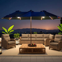 heavy duty patio umbrella for backyard and terrace