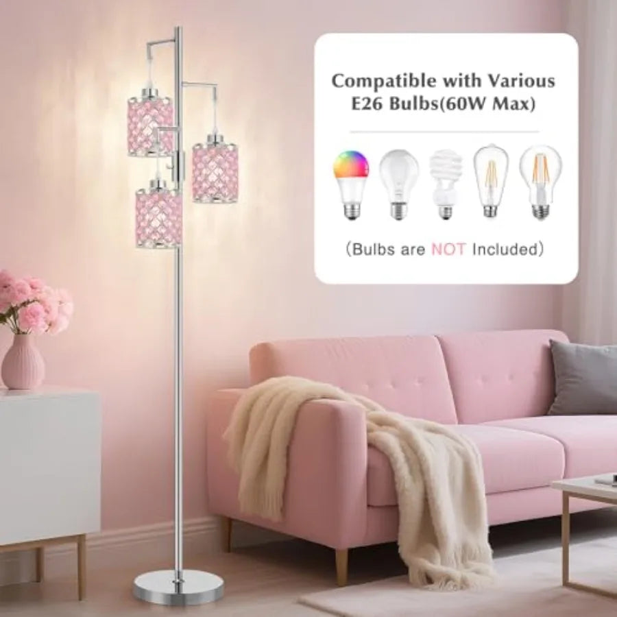 Crystal Floor Lamp- for Living Room