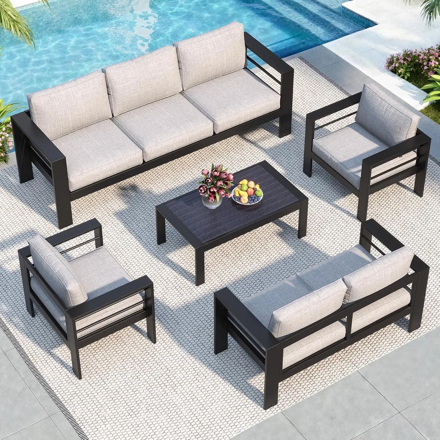 Luxury outdoor furniture set for outdoor entertaining