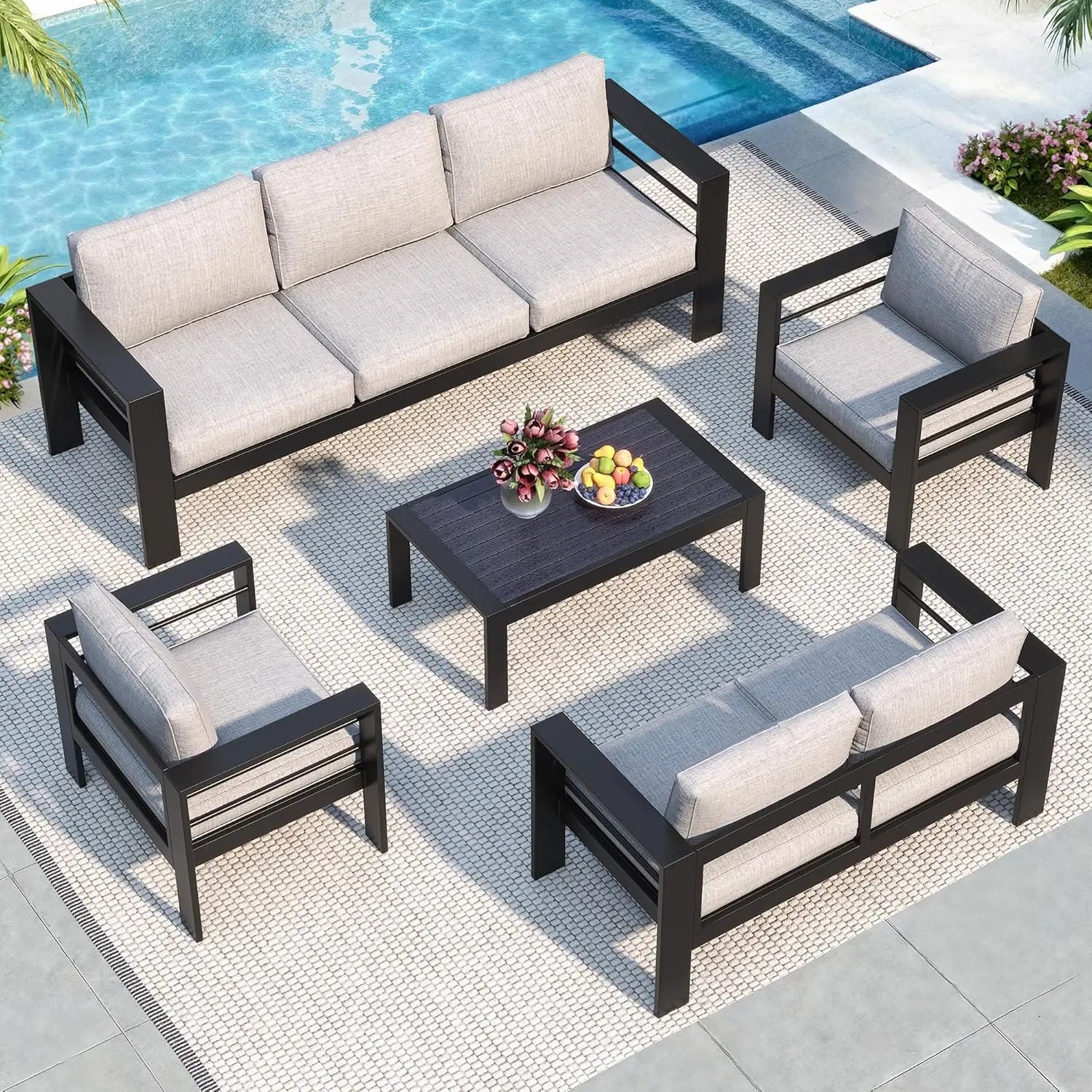 Luxury outdoor furniture set for outdoor entertaining