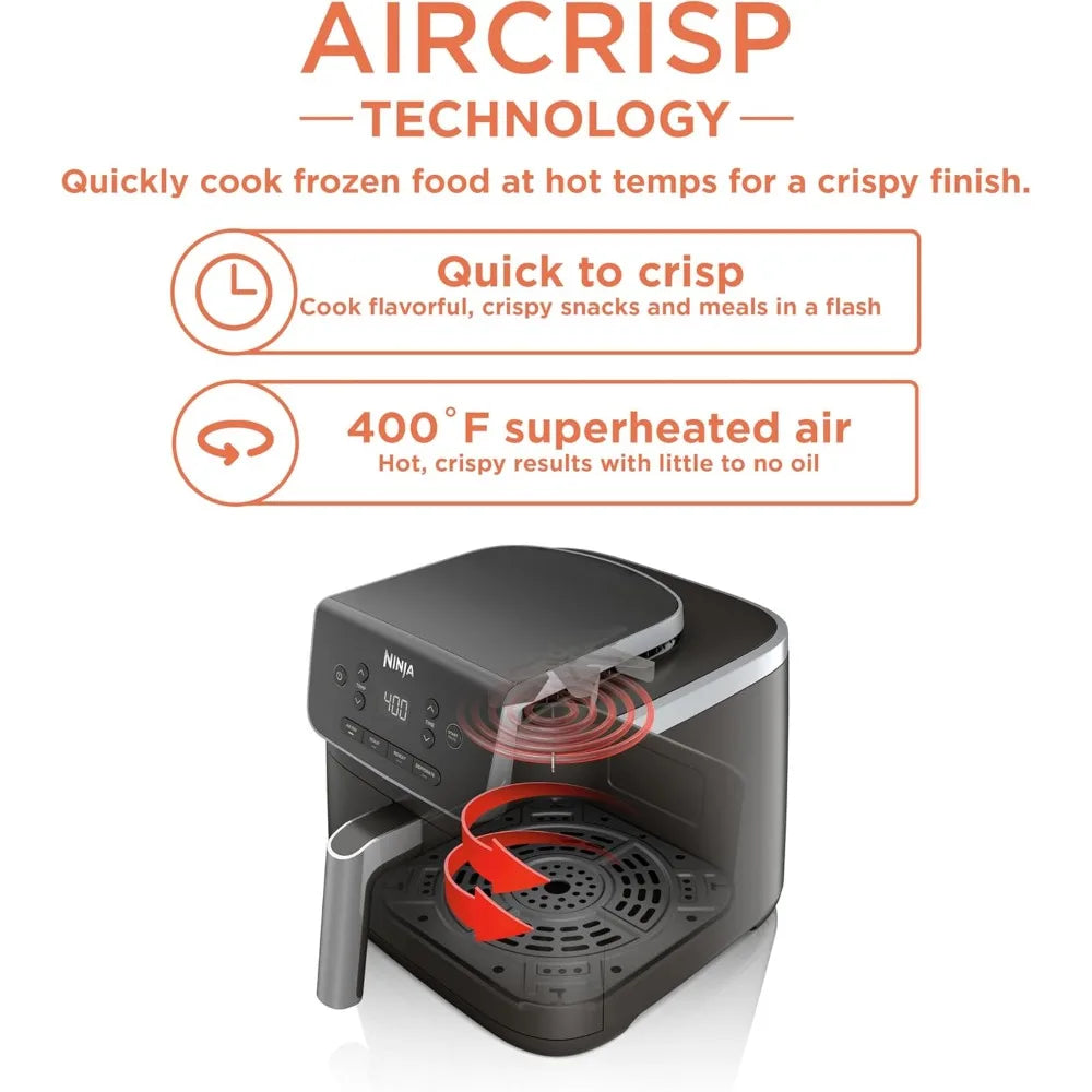 XMSJ 4-In-1 Air Fryer Pro Roast Reheat Dehydrate Kitchen
