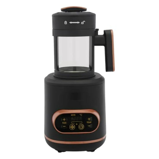Electric Coffee Bean Roaster Machine 1500W Air Coffee Roaster with Adjustable Temperature and Timer 3 Gears Fan Speed and LED D