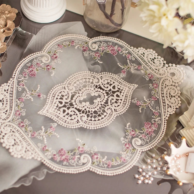 Vintage Lace Placemat Table for Home, gathering