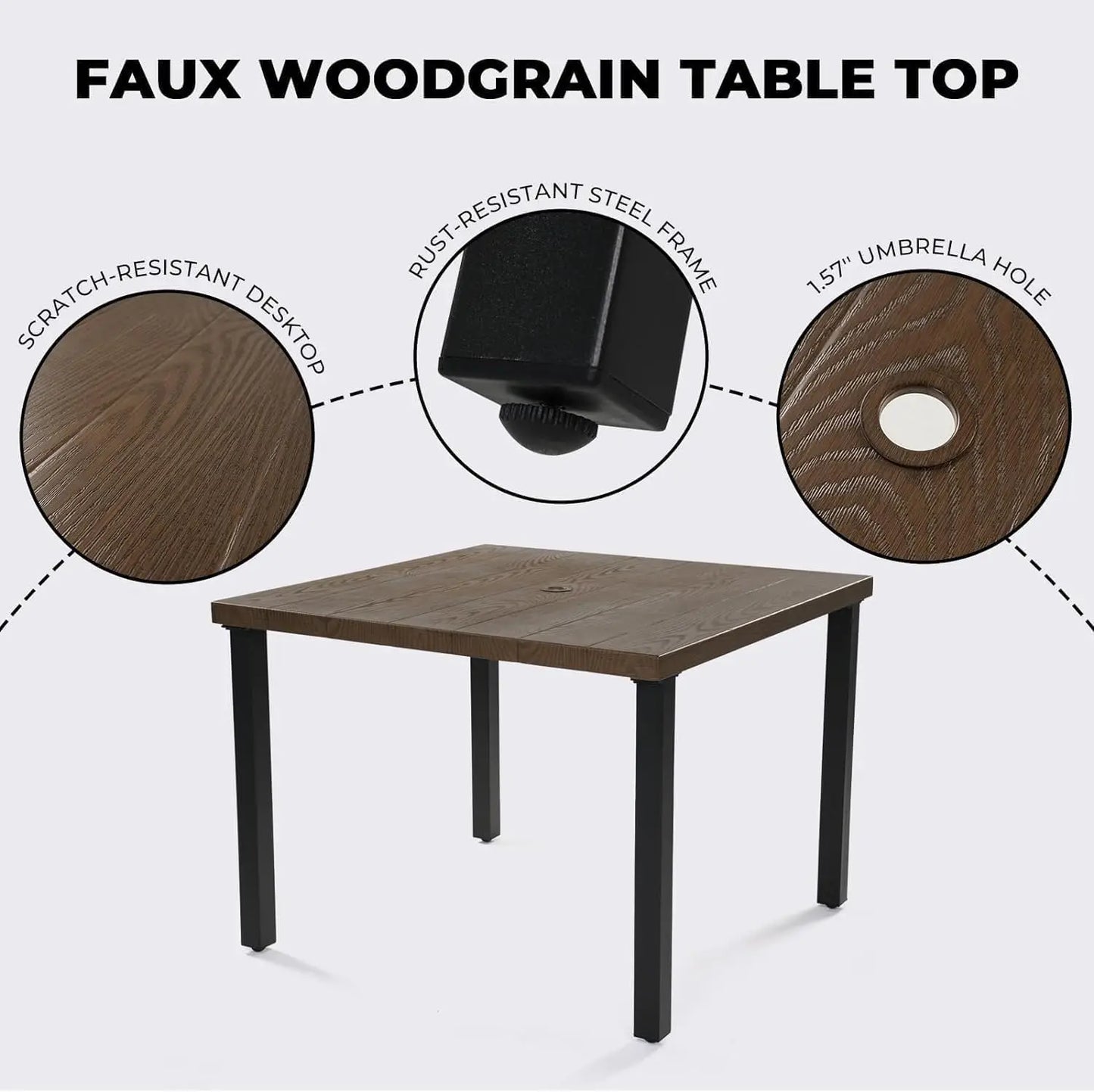 Glass top dining table set with modern chairs