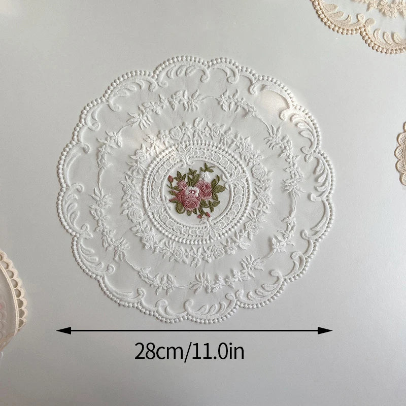 Vintage Lace Placemat Table for wedding