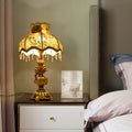 Bymaocar European Table Lamp With Push Button Switch