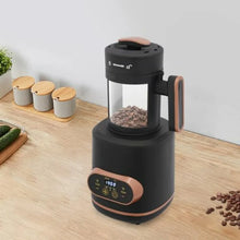 Electric Coffee Bean Roaster Machine 1500W Air Coffee Roaster with Adjustable Temperature and Timer 3 Gears Fan Speed and LED D