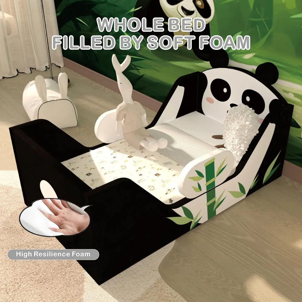 Toddler Bed With FoamFilled SafetyBoard For Ages 2 To 7