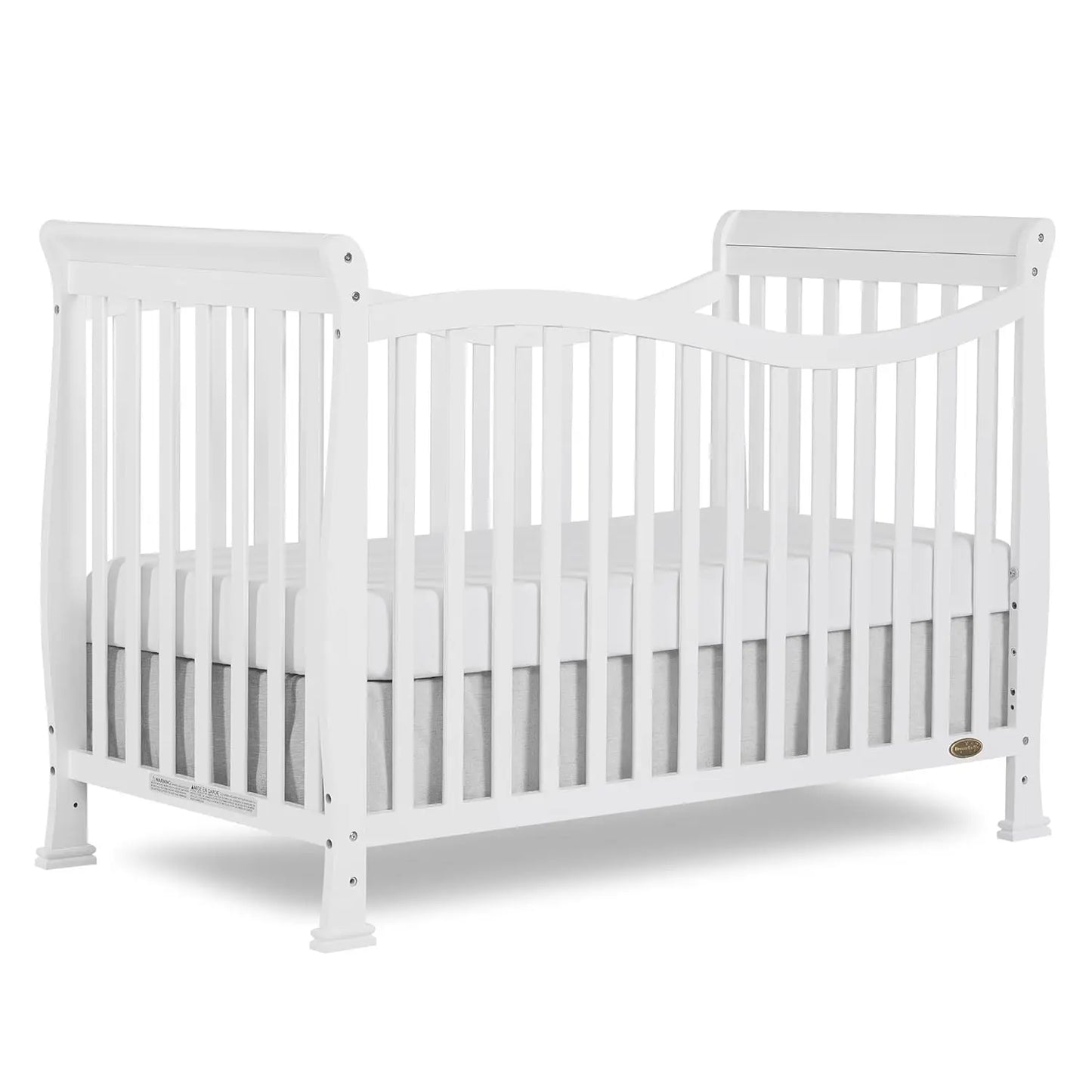 7-in-1 Convertible Baby Crib Greenguard Gold Certified