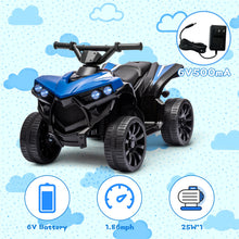 HiMISS SixVolt Ride On Quad ATV for Kids Push Button