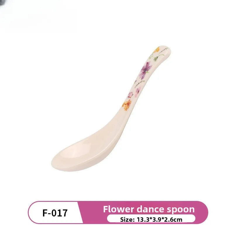 Melamine Tableware Set Elegant Bowls and Plates for Home Use