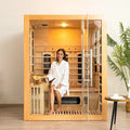 Solid Wood Home Sauna and Steam Room