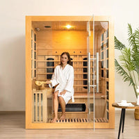 Solid Wood Home Sauna and Steam Room