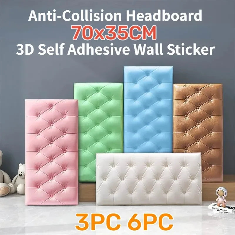 Self-Adhesive 3D Brick Wallpaper Panels Waterproof For Home Decoration
