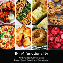 Ninja Air Fryer Toaster Oven Combo   8-in-1 Functionality   Flip Up & Away for Storage Space   Air Fry Basket, Sheet Pan