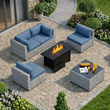 garden patio furniture set outdoor sofa chairs table modern design