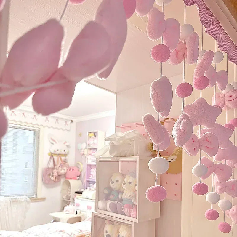 Bow Curtain Partition Door Window Decor For Dorm Rooms