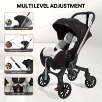 Cochildor Reversible Foldable Baby Stroller Sunshade Safety Belt