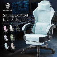 Gaming Chair With Breathable Fabric And 300 Lbs Weight Capacity