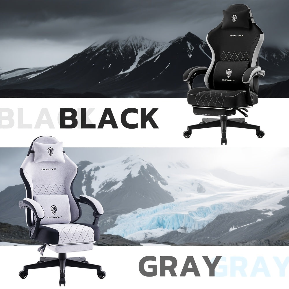 Ergonomic Gaming Chair With Pocketed Spring Cushion