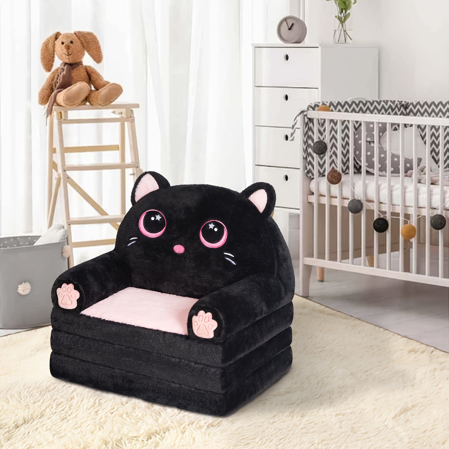 Versatile Foldable Teen Sofa With Memory Foam And Pillow