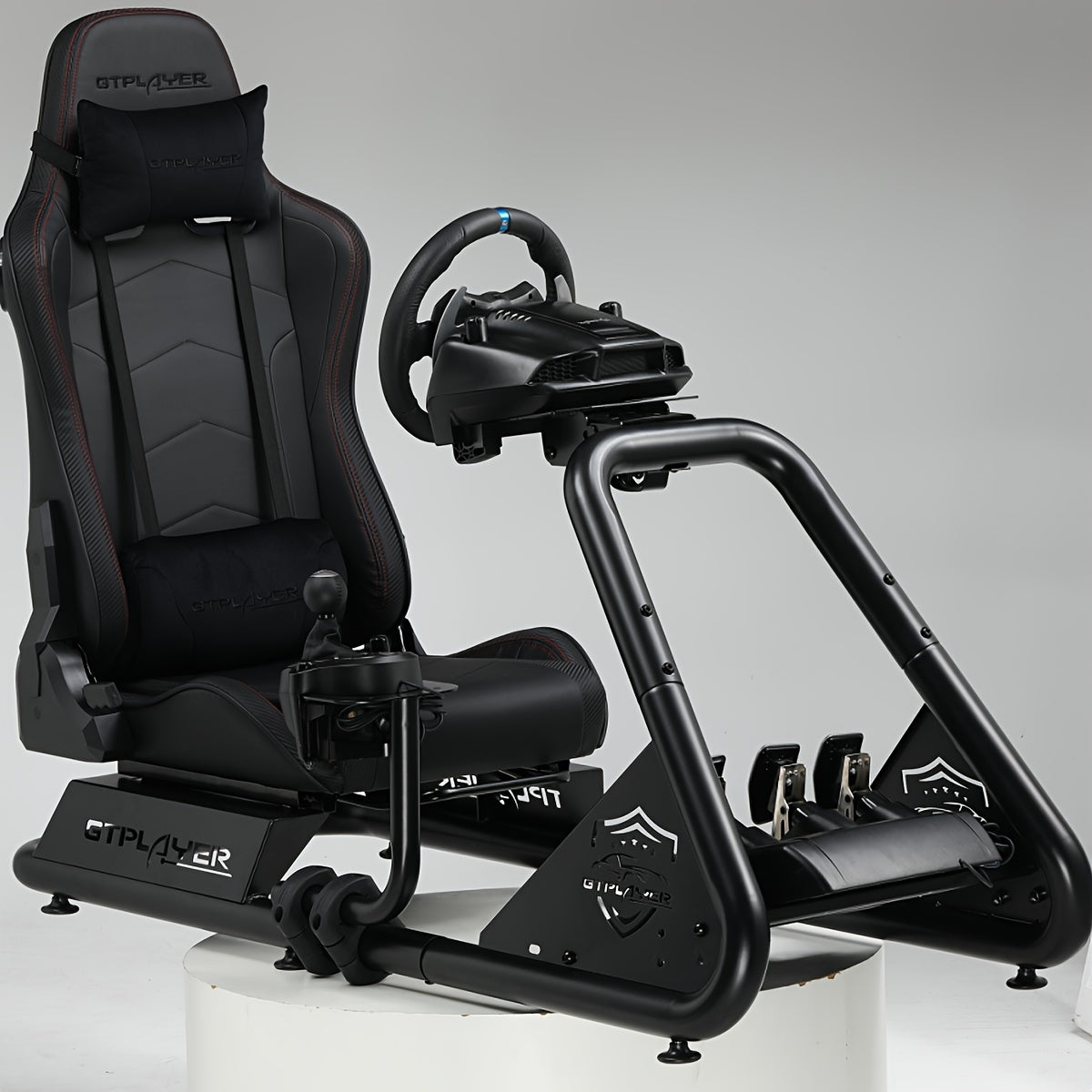 GTRACING Racing Simulator Cockpit with Seats and Alloy Steel Frame