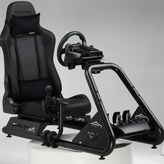 GTRACING Racing Simulator Cockpit with Seats and Alloy Steel Frame