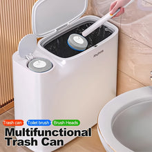 JOYBOS 2-In-1 Trash Can With Toilet Brush And Brush Head