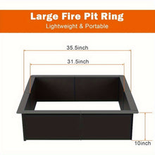 Durable Steel Fire Pit Insert For Outdoor Wood Burning