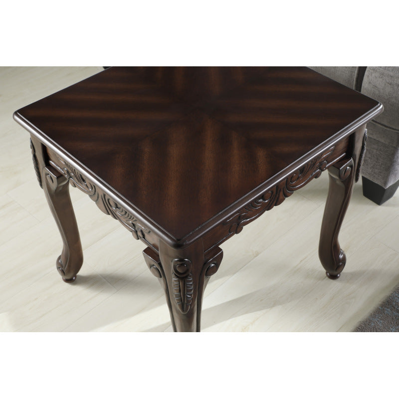 GINOST Wood Coffee And End Table Set With MDF Frame