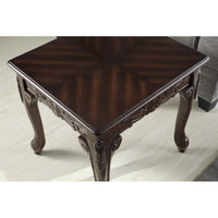 GINOST Wood Coffee And End Table Set With MDF Frame