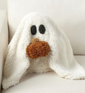 Henry The Ghost Pumpkin Pillow For Halloween Decor