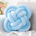 Xiashrk Knotted Plush Pillow Decorative Throw Cushion For Couch