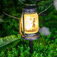 Waterproof Solar Mason Jar Garden Lights for Hanging or Lawn Use