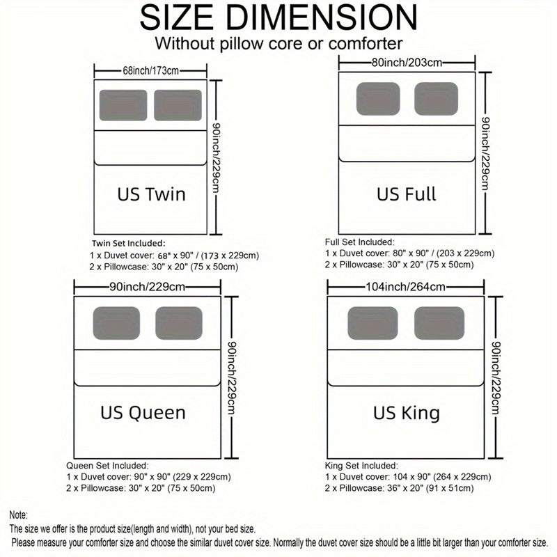 Safari Animal Friends Bedding Set Duvet Cover All Season Zipper