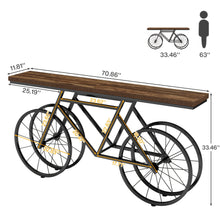 TribeSigns Contemporary Console Table With Engineered Wood And Metal