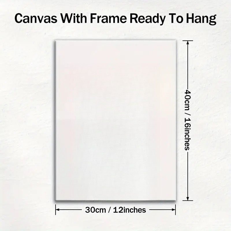 Rustic Wood Frame Canvas Art Please Seat Yourself Humorous Print