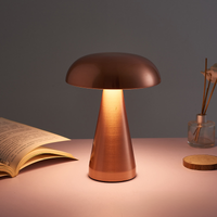 Mushroom Table Lamp With Dimmable Touch Control Ambient Lighting