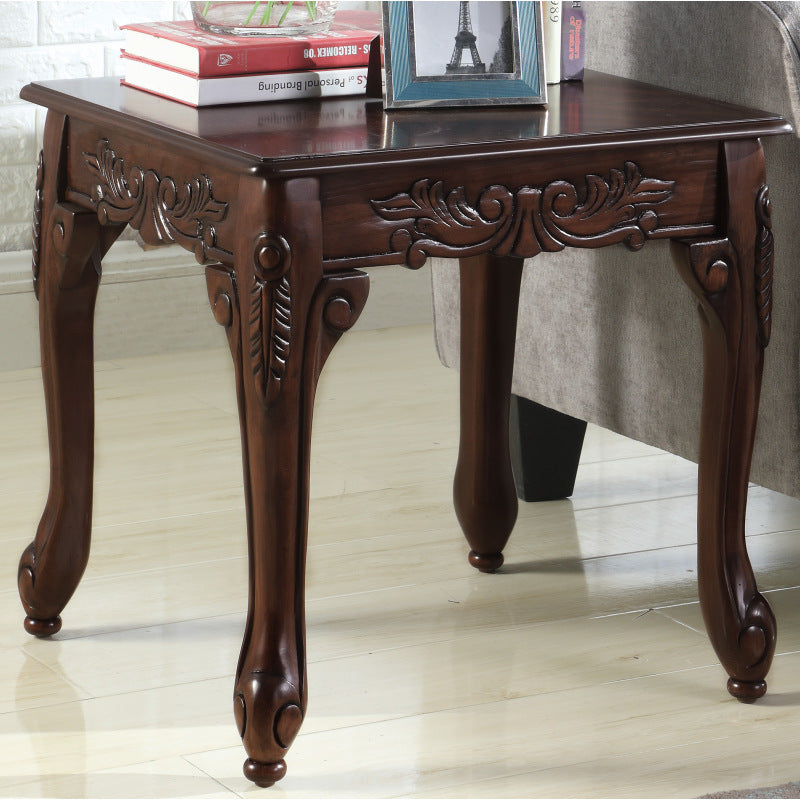 GINOST Wood Coffee And End Table Set With MDF Frame