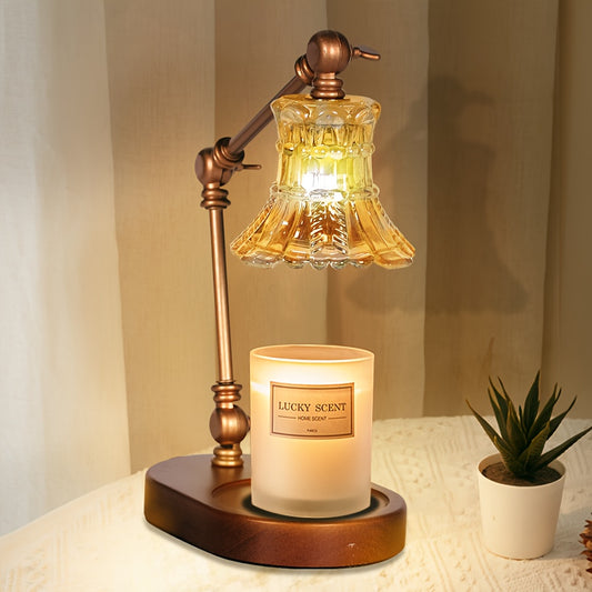 Candle Warmer Lamp With Timer Adjustable Height For Scented Candles