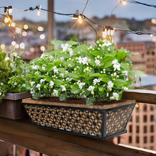 Balcony Railing Planters With Adjustable Bracket And Coco Liner