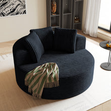 Corduroy Modular Sofa Bed With Built-In Pillows For Living Room