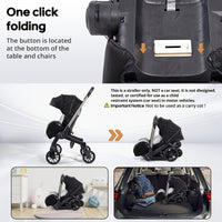 Cochildor Reversible Foldable Baby Stroller Sunshade Safety Belt