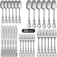 Luxury Palace Flatware Set Stainless Steel Cutlery for Home Use