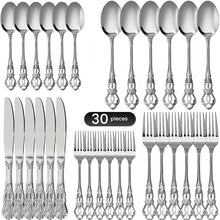 Luxury Palace Flatware Set Stainless Steel Cutlery for Home Use