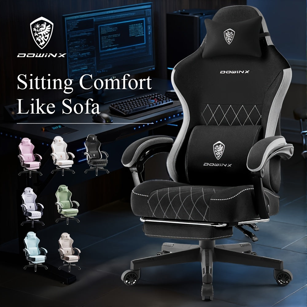 Ergonomic Gaming Chair With Pocketed Spring Cushion